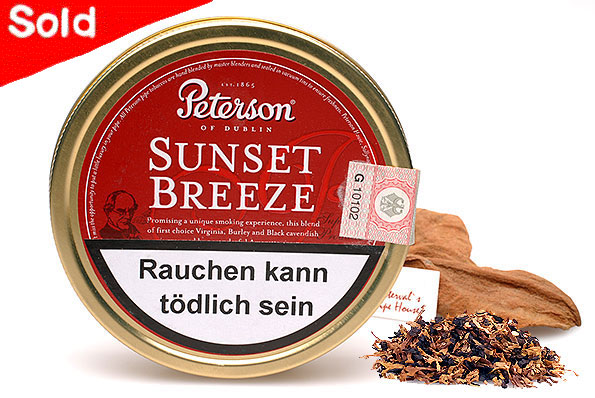 Peterson Sunset Breeze Pfeifentabak 50g Dose